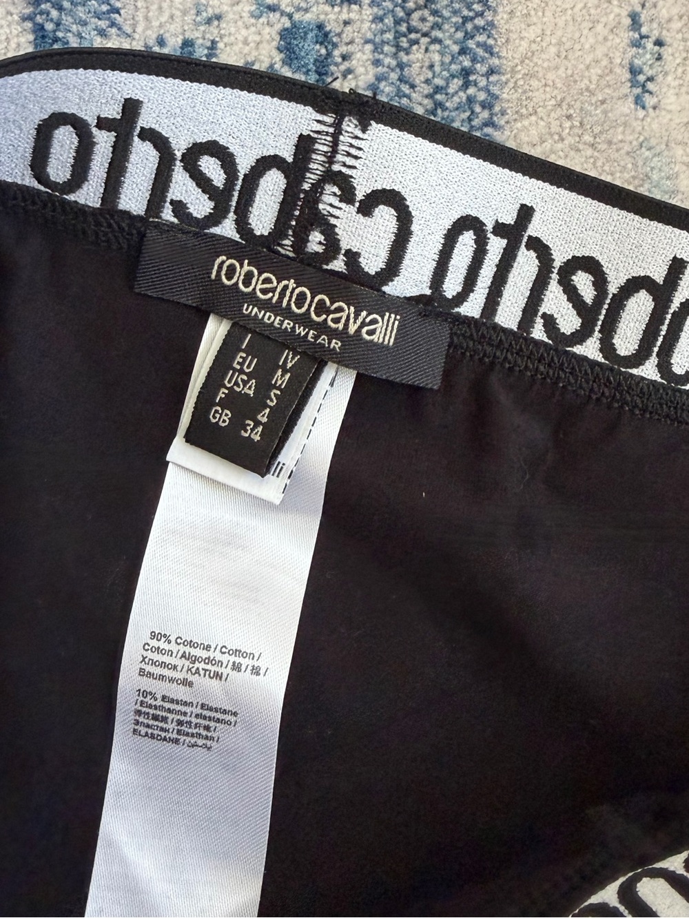 Roberto Cavalli Men’s Logo Band Briefs Small - Picture 3 of 4